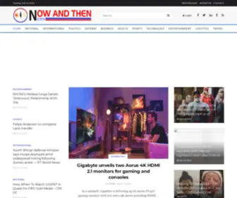 Nowandthennews.com(Now And Then News) Screenshot