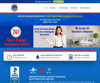 Nowaterdamage.com(Water Damage Restoration Repair Los Angeles) Screenshot