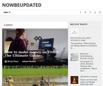 Nowbeupdated.com(nowbeupdated) Screenshot