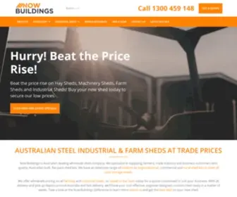 Nowbuildings.com.au(Australian Steel) Screenshot