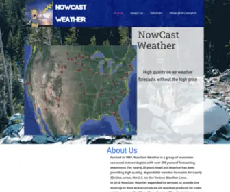 Nowcastweather.com(Nowcastweather) Screenshot