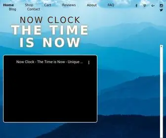 Nowclock.com(The Now Clock) Screenshot