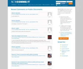 Nowcomment.com(NowComment) Screenshot