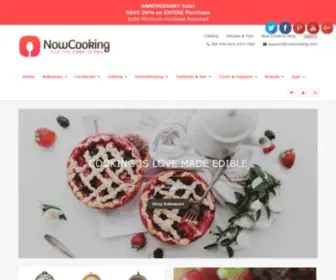 Nowcooking.com(Kitchenware, Cookware, Cutlery, Bakeware, Tools, Gadgets) Screenshot