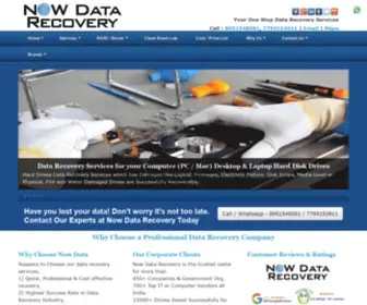 Nowdatarecovery.com(Now Data Recovery) Screenshot