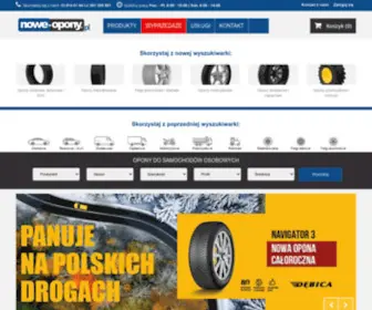 Nowe-Opony.pl(We wskazane miejsce) Screenshot