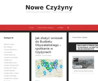 Noweczyzyny.com(Nowe Czyżyny) Screenshot