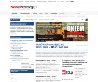 Noweprzetargi.pl(Wszystko o zamówieniach publicznych) Screenshot