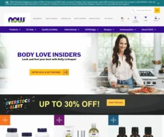 Nowfoods.com(NOW Foods) Screenshot