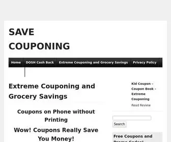 Nowgetmoney.com(Save Couponing) Screenshot