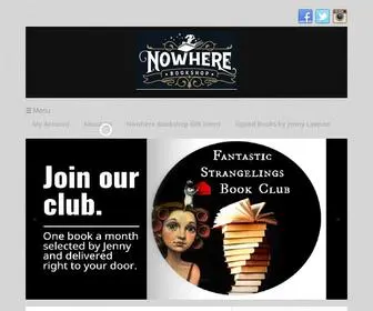 Nowherebookshop.com(Nowhere Bookshop) Screenshot