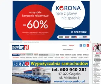 Nowiny.pl(Portal, gazeta) Screenshot