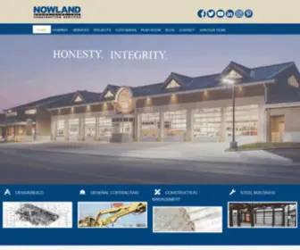 Nowlandassociates.com(Experienced, Professional, Quality Construction since 1942) Screenshot