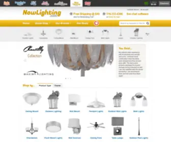 Nowlighting.com(Discount Ceiling Fans) Screenshot