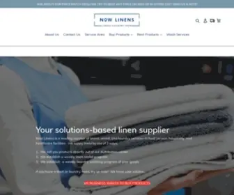 Nowlinens.com(Now Linens) Screenshot