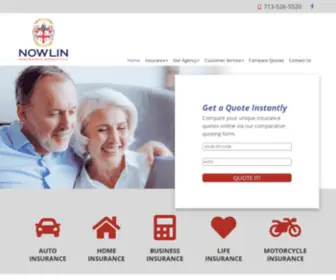 Nowlininsurance.com(Nowlin Insurance Group LLC) Screenshot