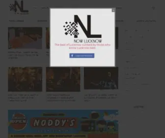 Nowlucknow.com(An online guide to the city of Lucknow) Screenshot
