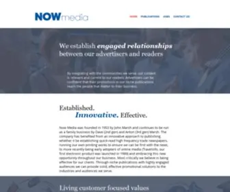 Nowmedia.co.za(We are a b2b publisher. We engage through our respected media with niche audiences) Screenshot