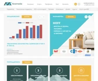 Nowmedia.ru(Разработка eCommerce проектов под ключ) Screenshot