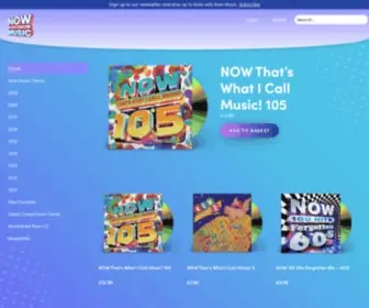 Nowmusicstore.com(Now Music) Screenshot