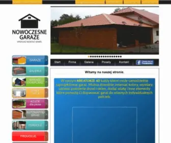 Nowoczesne-Garaze.pl(Nowoczesne-garaże) Screenshot