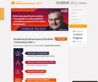 Nowoczesny-Dyrektor.pl(Nowoczesny Dyrektor) Screenshot