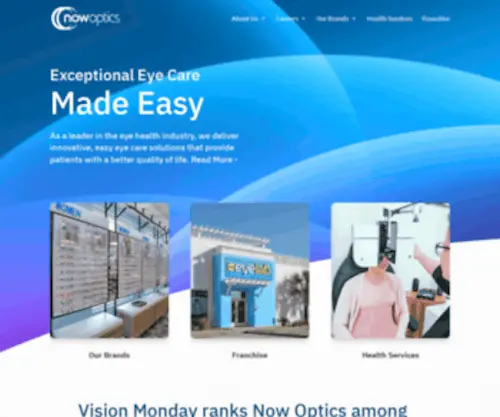 Nowoptics.com(Now Optics) Screenshot