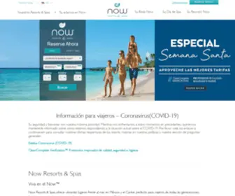 Nowresorts.com.do(Now Resorts & Spas) Screenshot