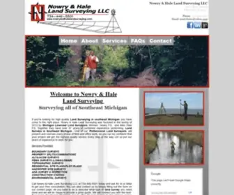 Nowryandhalelandsurveying.com(Nowry & Hale Land Surveying LLC) Screenshot