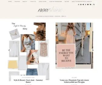 Nowshine.de(ü 40 Mode & Lifestyle Blog) Screenshot