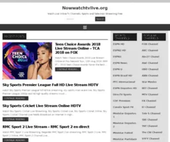 Nowwatchtvlive.net(Nowwatchtvlive) Screenshot