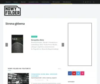 Nowyfolder.com(Strona główna) Screenshot
