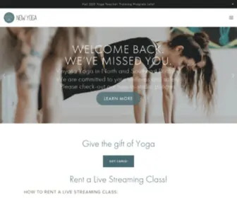 Nowyogapdx.com(NOW Yoga) Screenshot