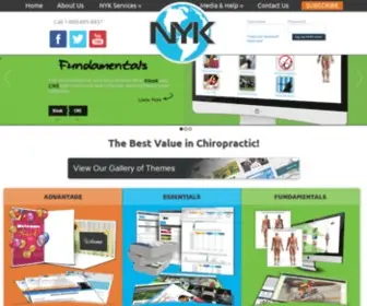 Nowyouknow.net(Chiropractic Websites with free Mobile Site) Screenshot