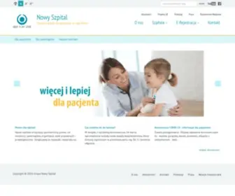 Nowyszpital.pl(Grupa Nowy Szpital Holding S.A) Screenshot