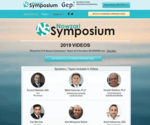 Nowzarisymposium.com(Nowzari Symposium) Screenshot