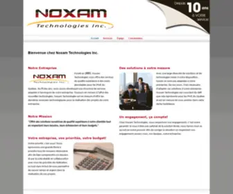 Noxam.com(Noxam Technologies Inc) Screenshot