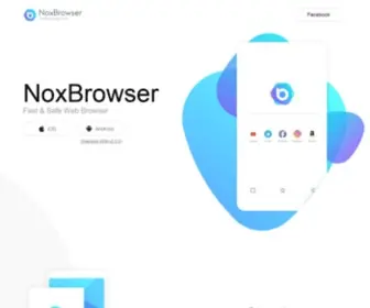 Noxbrowser.com(Fast & Safe Browser) Screenshot