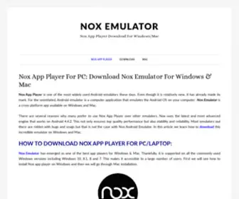 Noxemulator.com(Nox App Player) Screenshot
