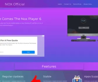 Noxofficial.com(Nox Official) Screenshot