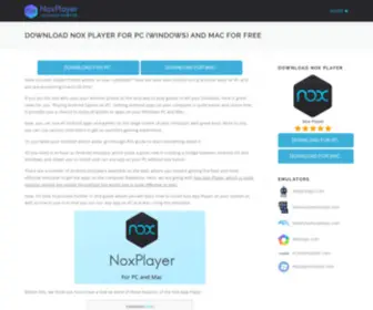 Noxplayerpc.com(Download Nox Player for PC (Windows) and Mac for Free) Screenshot