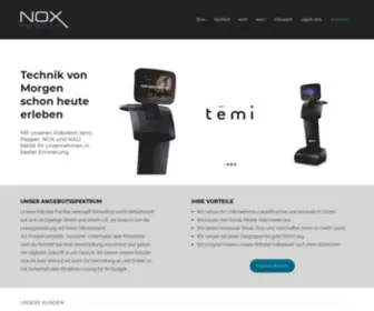 Noxtherobot.com(NOX Robots) Screenshot