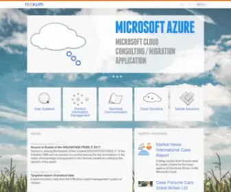 Noxum.com(Spezialist für PIM) Screenshot