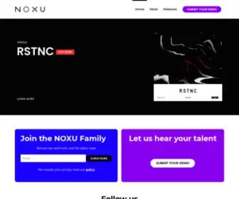 Noxurecordings.com(NOXU Recordings) Screenshot