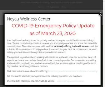 Noyauwellnesscenter.com(Counseling Dallas) Screenshot