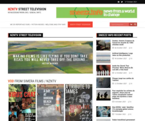 Noyauzeronetwork.org(NZNTV STREET TELEVISION) Screenshot
