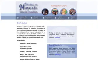 Noyesfoundation.org(Noyes Jr Memorial Foundation) Screenshot