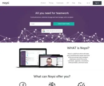 Noysi.com(Noysi is a Custom Collaboration Software) Screenshot