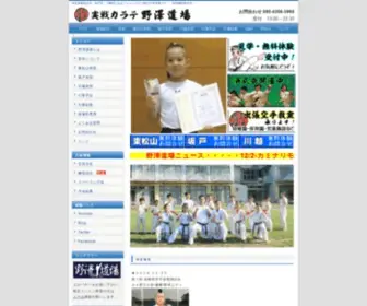 Nozawadojo.com(埼玉県東松山市にあるフルコンタクト制) Screenshot