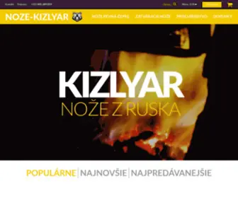 Noze-Kizlyar.sk(Nože Kizlyar) Screenshot